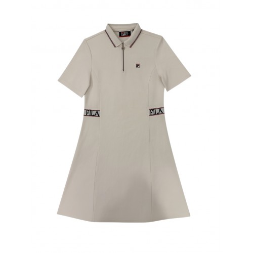 Fila Women White Polo Dress – Retro Tennis Sport Style